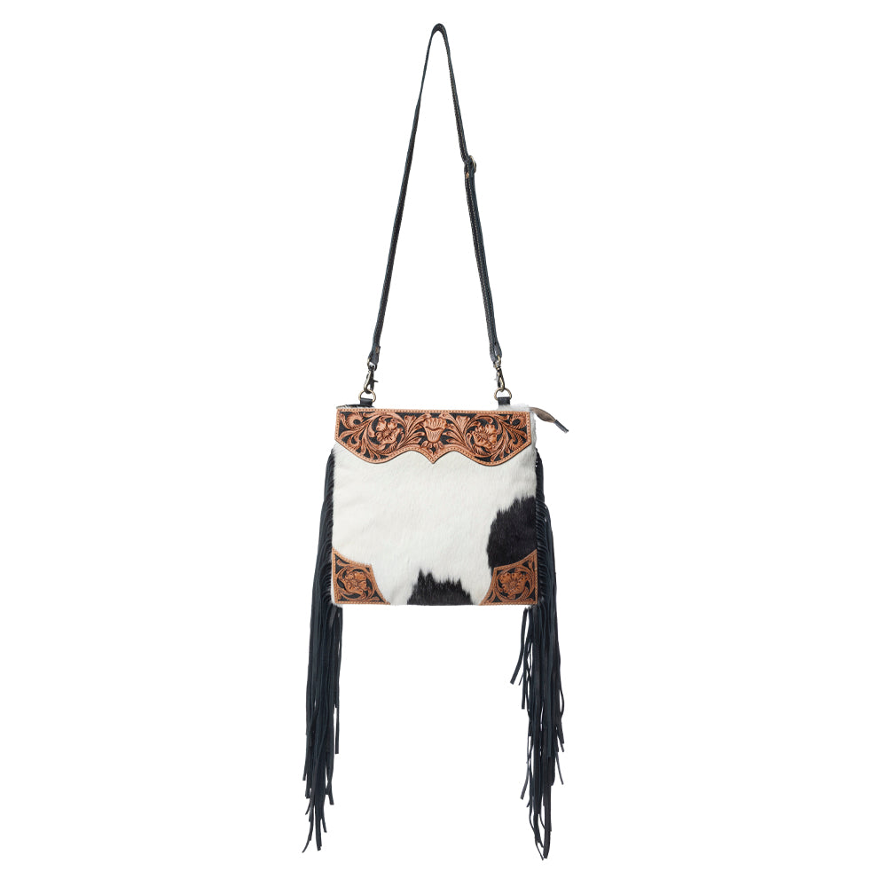 Tumbleweed Trail Fringed Hand-Tooled Bag Purse