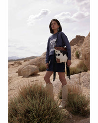 Tumbleweed Trail Fringed Hand-Tooled Bag Purse