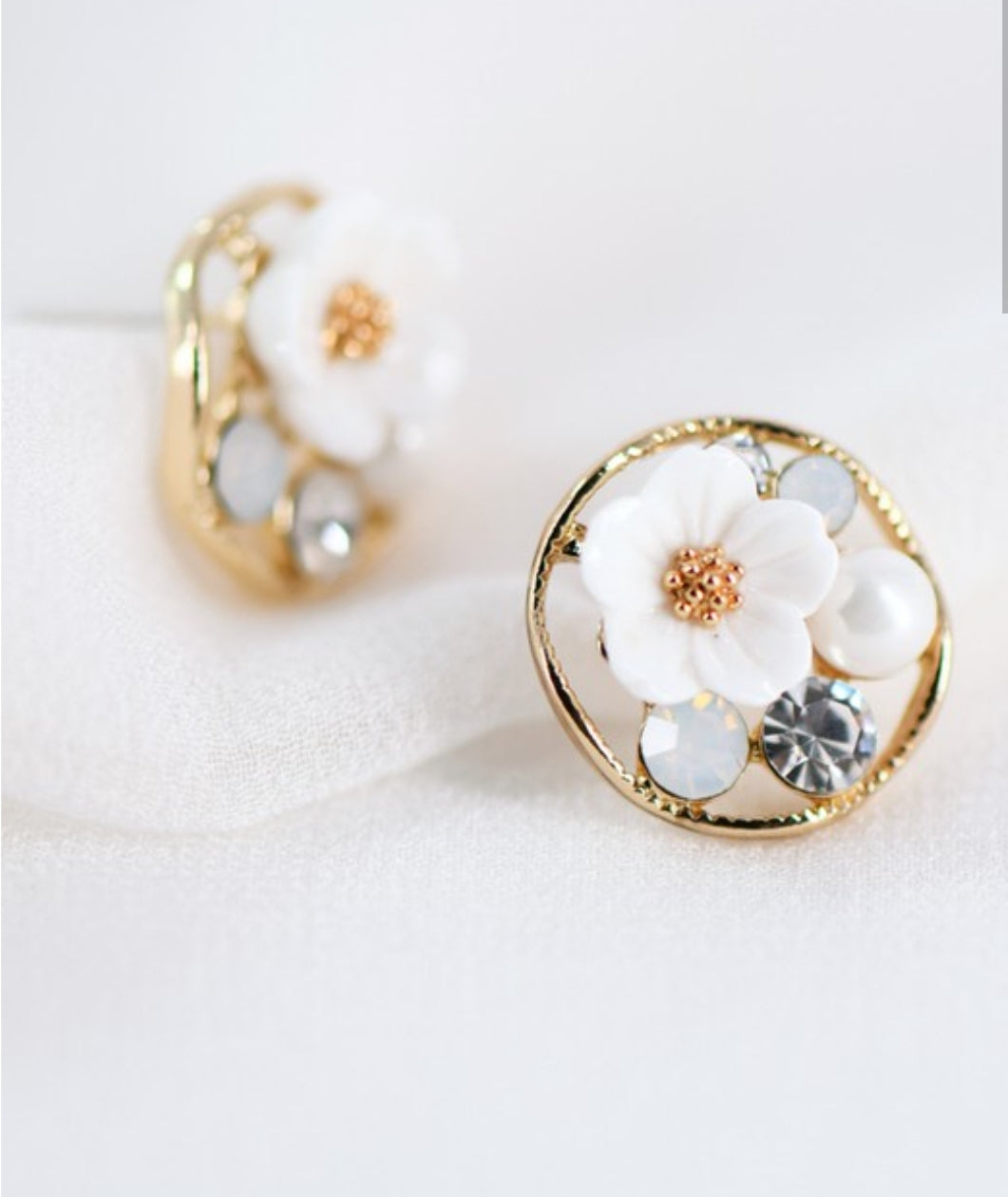 Floral Stud Earring Set