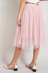 Rose Tulle Skirt small - large