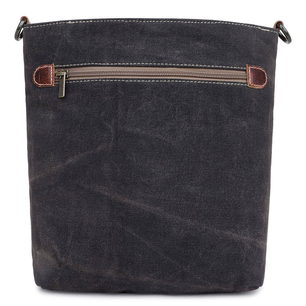 Canvas & Leather Women's Crossbody Purse