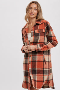 Rust Plaid Flannel * on sale