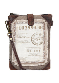 Travel Up-Cycled Canvas Small Women's Crossbody Bag