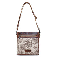 Canvas & Leather Women's Crossbody Bag Purse