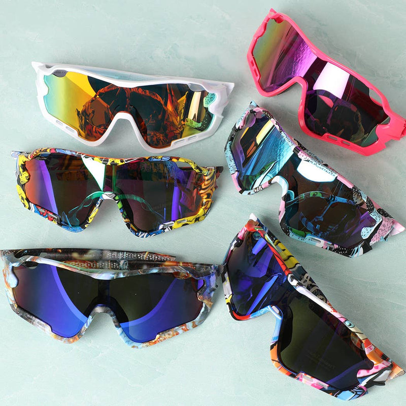 Color Tinted Lenses Irregular Shaped Sunglasses