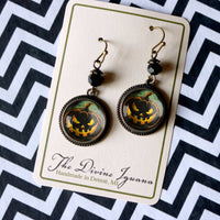 Black Jack O Lantern Earrings