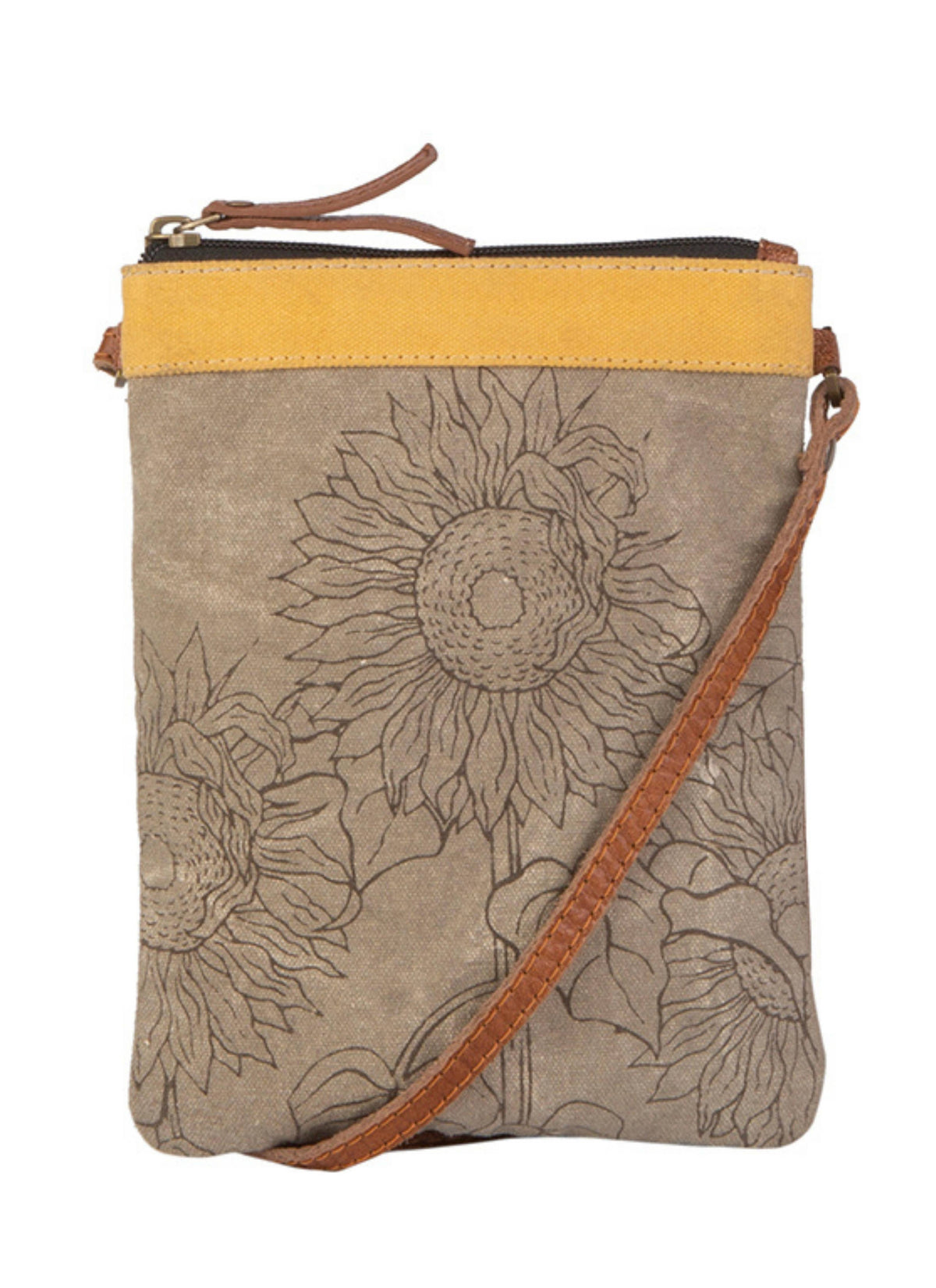 Sunny Up-Cycled Canvas Small Women's Crossbody Bag