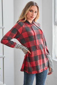 My Unusual Tuesday Hoodie: RED/BLACK