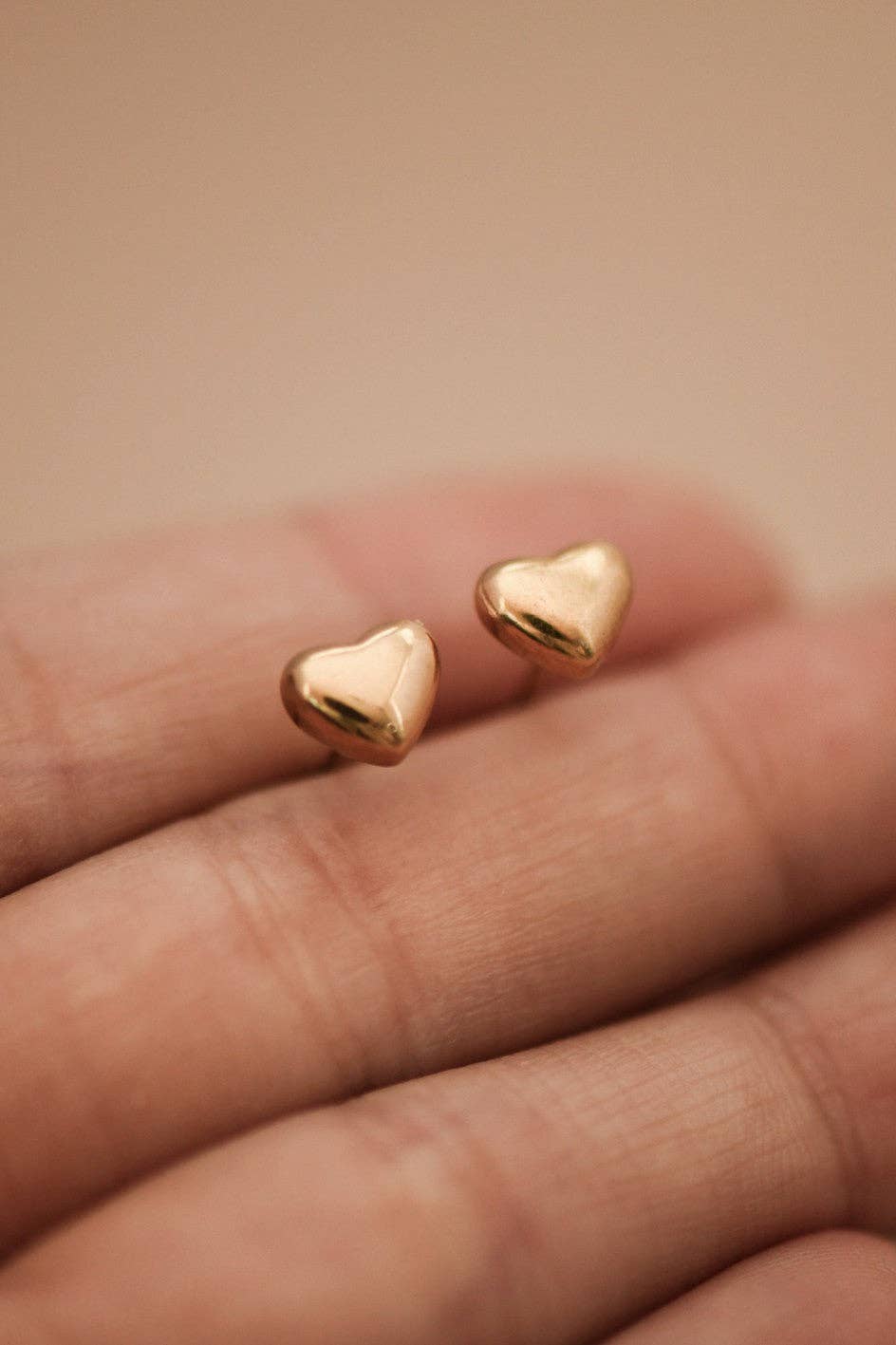 18K Gold Plated Waterproof Stainless Steel Stud Earrings