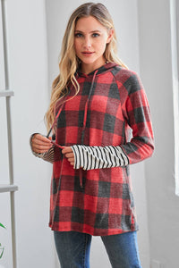 My Unusual Tuesday Hoodie: RED/BLACK