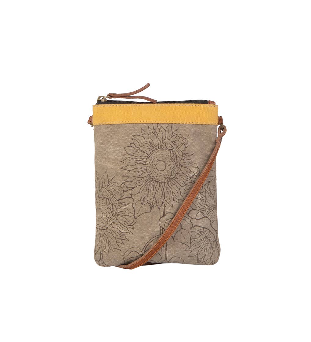 Sunny Up-Cycled Canvas Small Women's Crossbody Bag