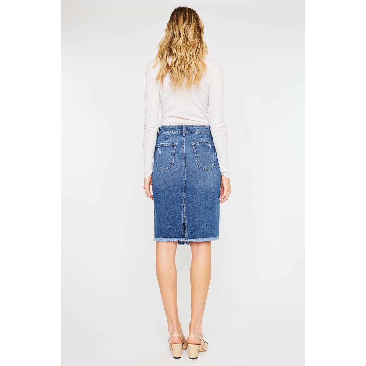 Dixie Ann Jean Skirt by Kan Can – Poppy Road Boutique LLC