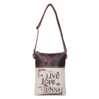 Live Love Junk Crossbody Bag