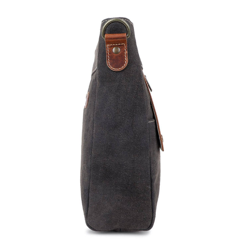 Canvas & Leather Women's Crossbody Bag