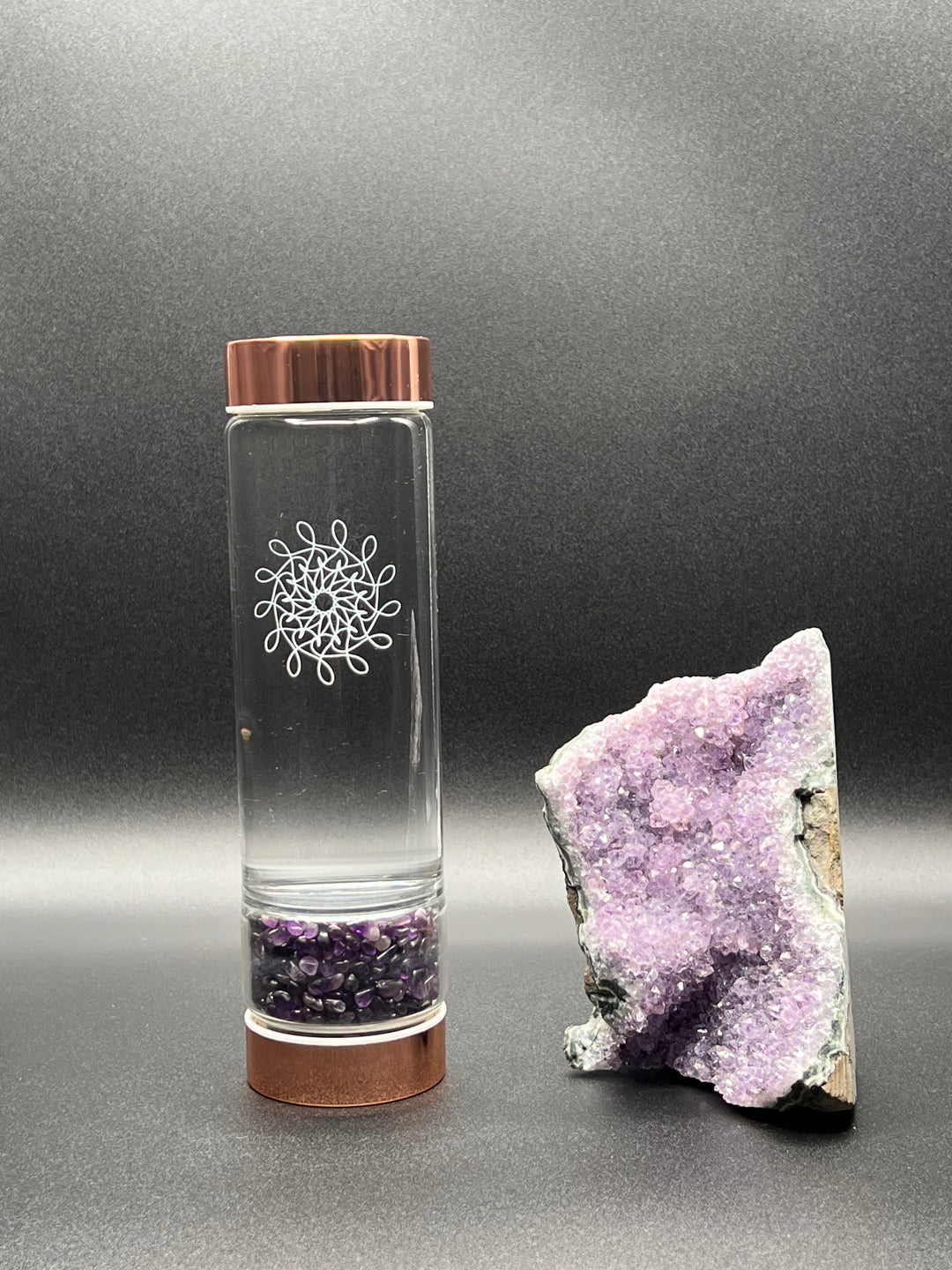 Amethyst Crystal Intention Bottle 500ml