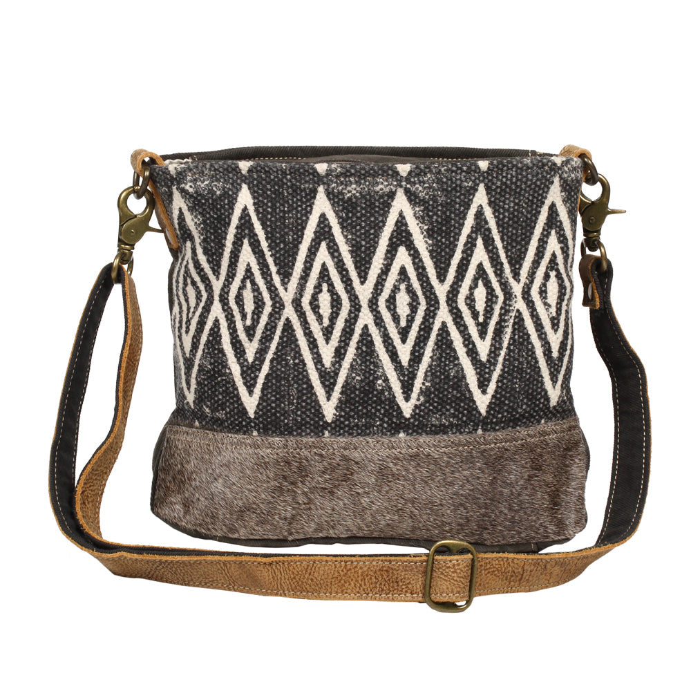 Good Vibes Canvas Crossbody Purse