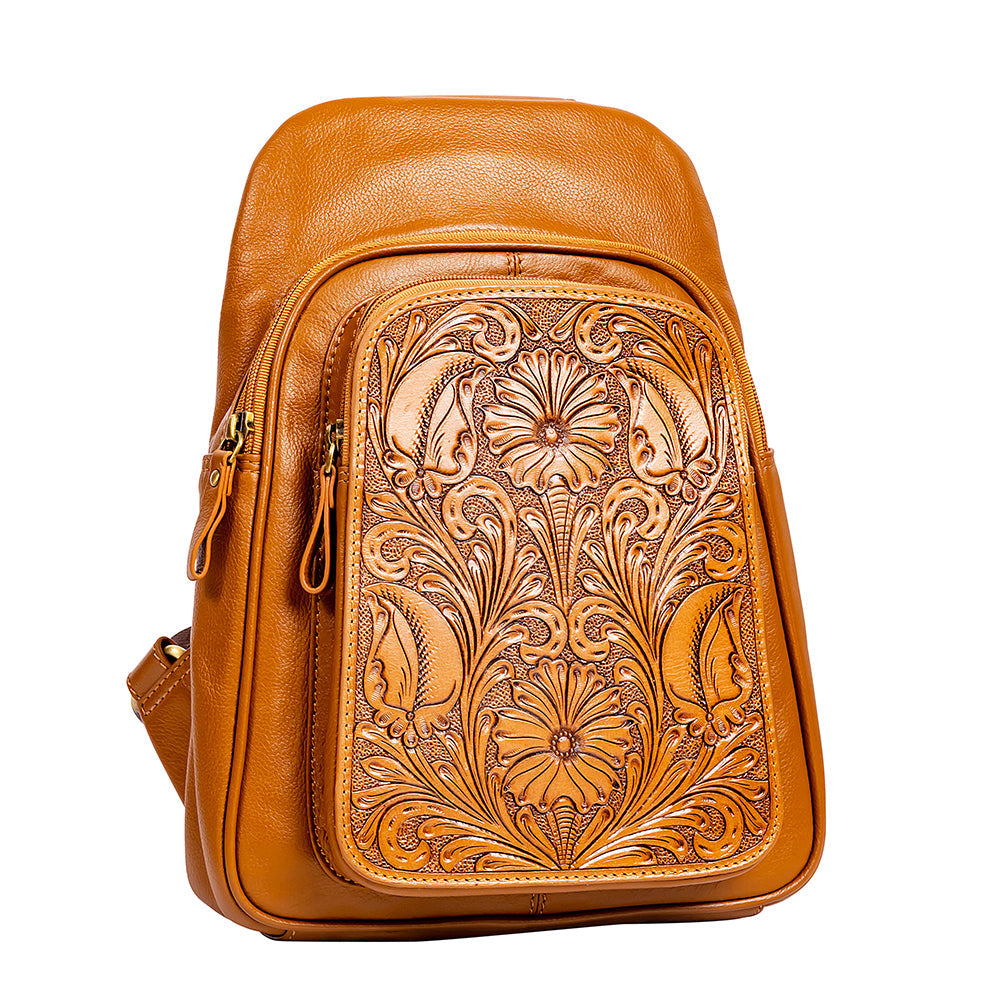Ranch Trail Leather Crossbody Purse