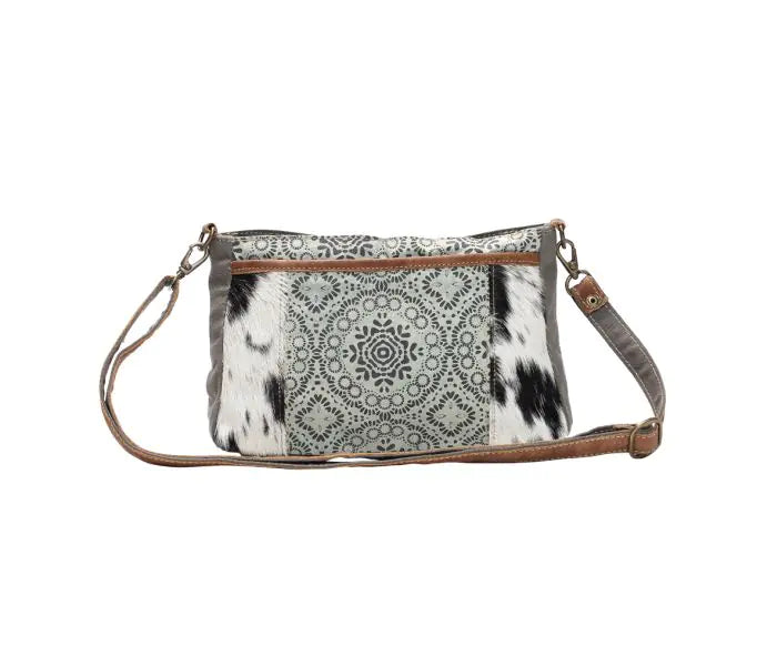 Mandala Leather Small Crossbody Bag