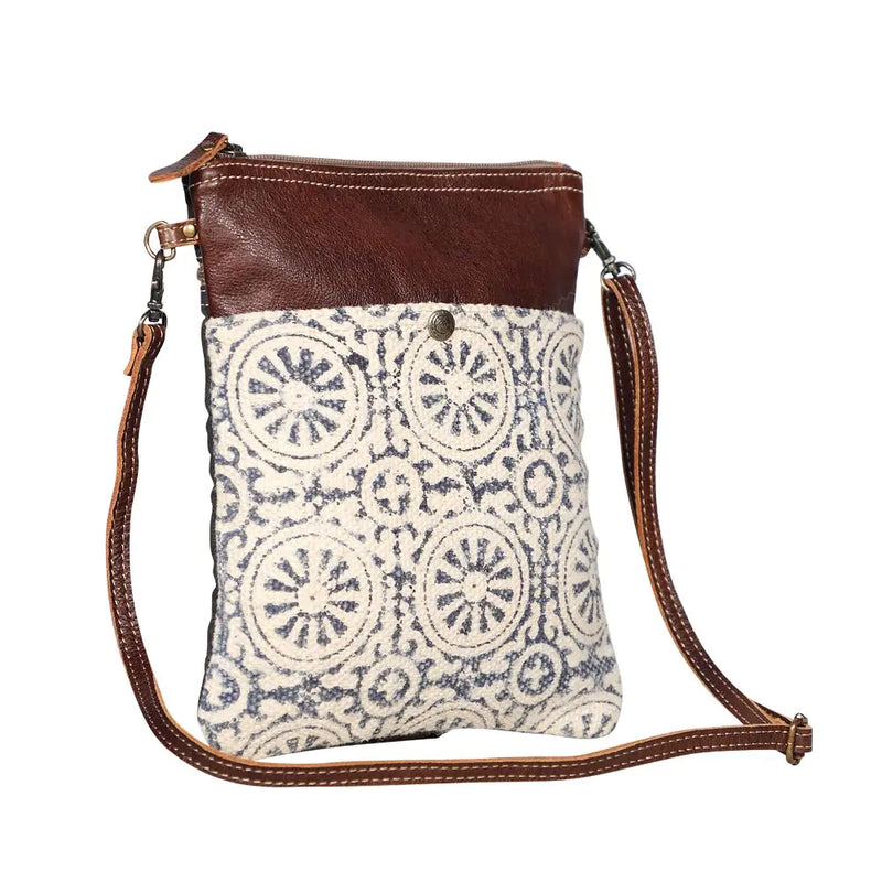 Good Vibes Canvas Crossbody Purse