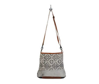 Tessalated Leather Crossbody Bag