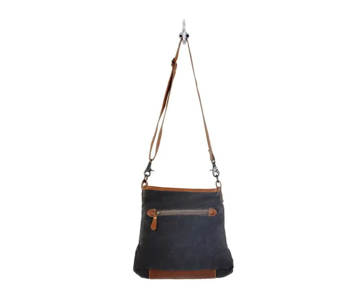 Tessalated Leather Crossbody Bag