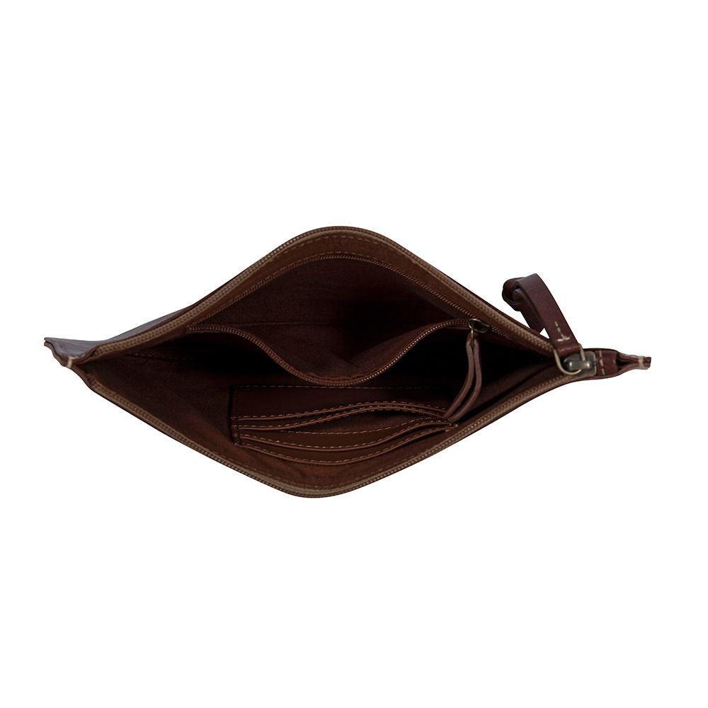Breezy Leather Clutch Bag