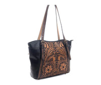 Lark Hand-tooled Leather Crossbody Bag