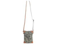 Mandala Leather Corner Crossbody Bag