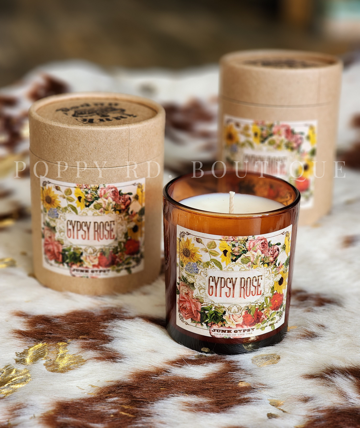 Gypsy Rose Soy Candle