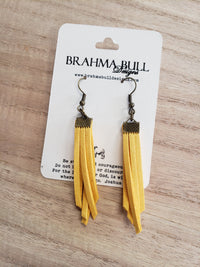 Brahma fringe leather * on sale