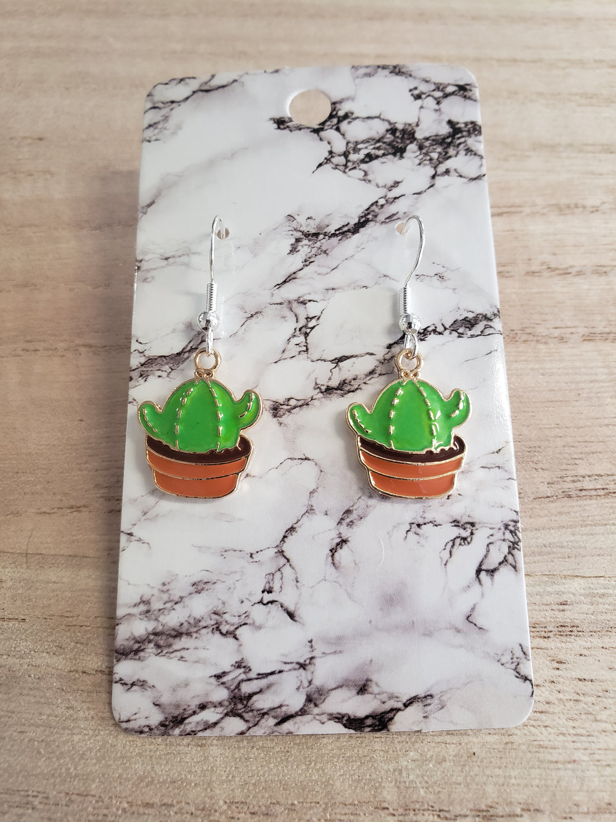 Can't touch this cacti earrings