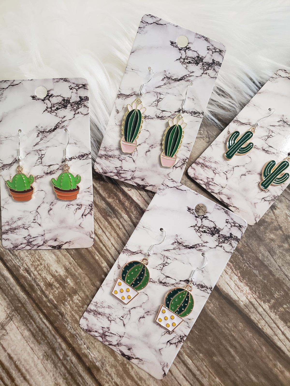 Can't touch this cacti earrings