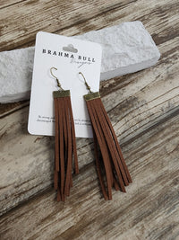 Brahma fringe leather * on sale