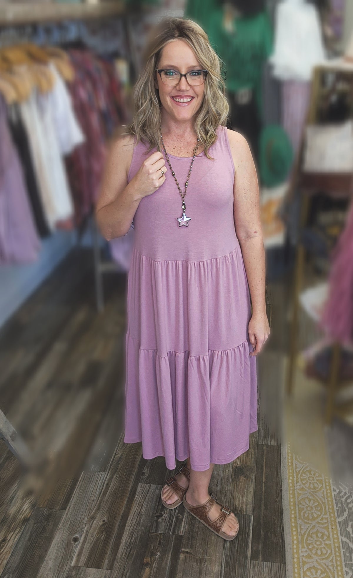 Sunny Day Dress in Pastel Pink XL - 3XL