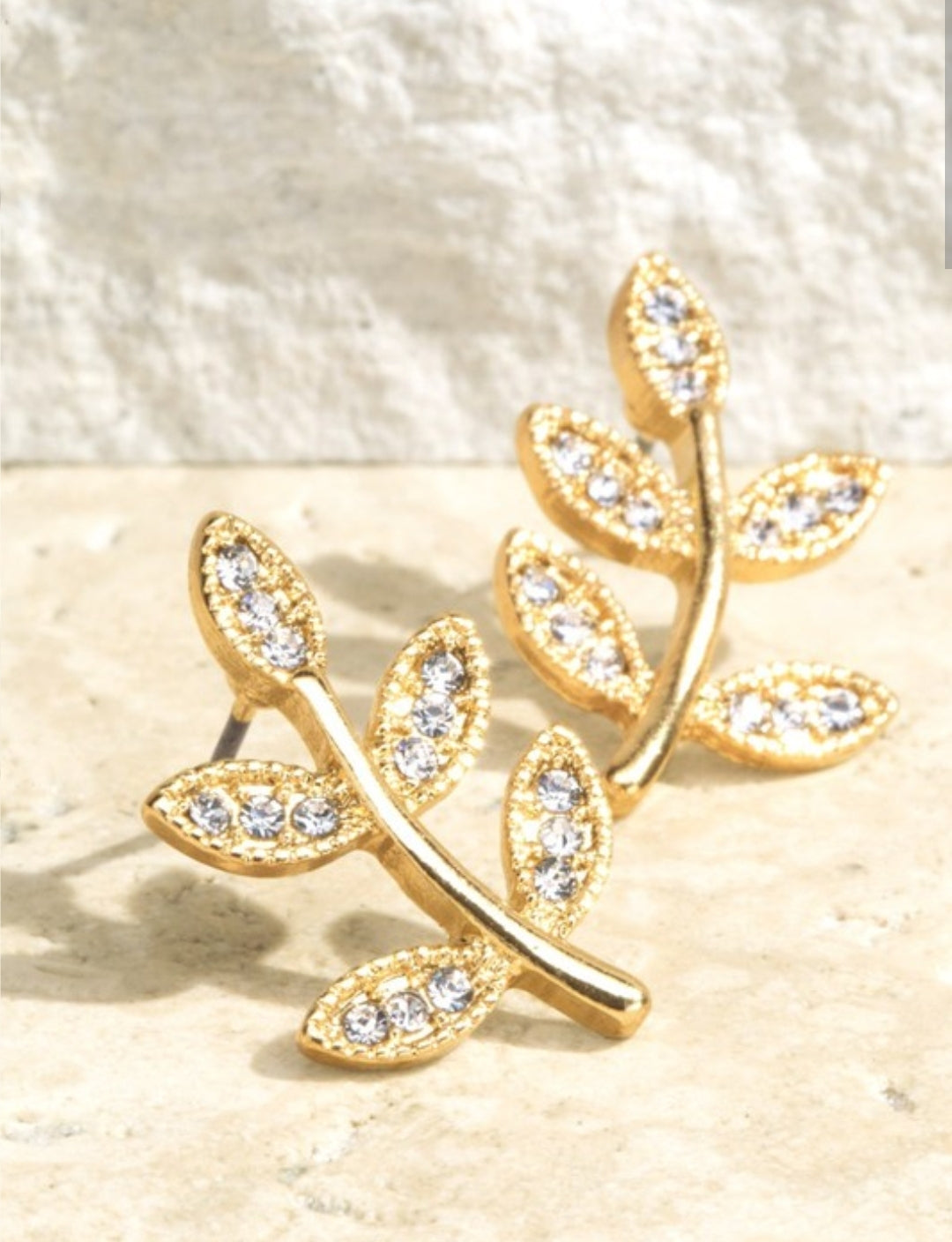 Floral Leaf Earring Set *