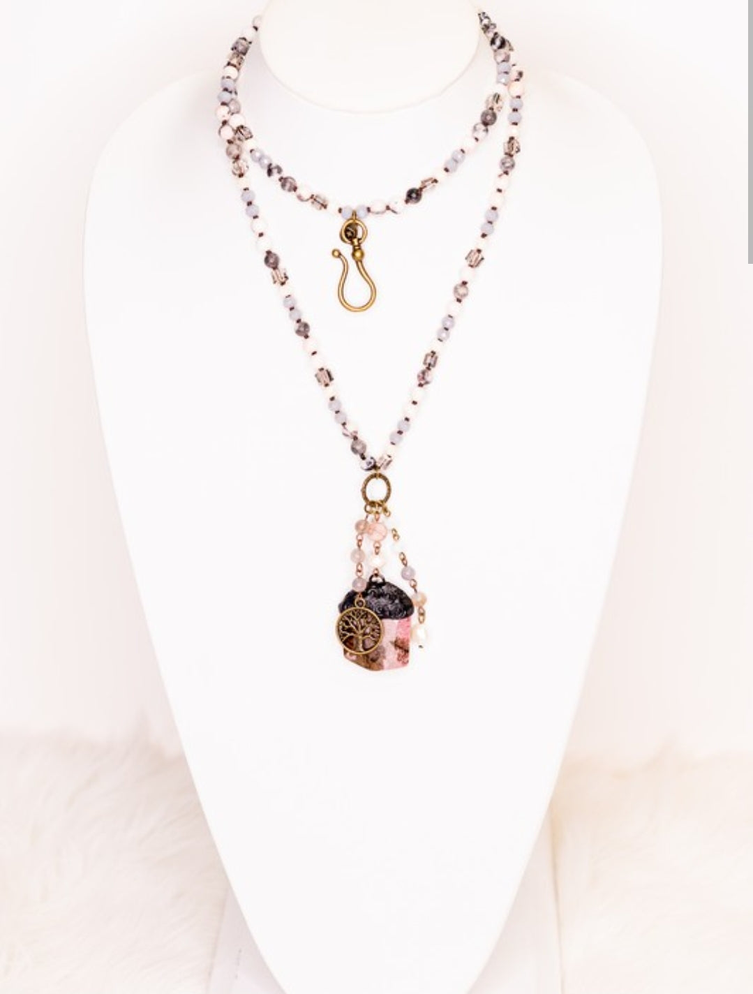 Lavender Fields pendant necklace