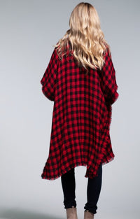 Country Christmas Open Front Tunic in red * on sale