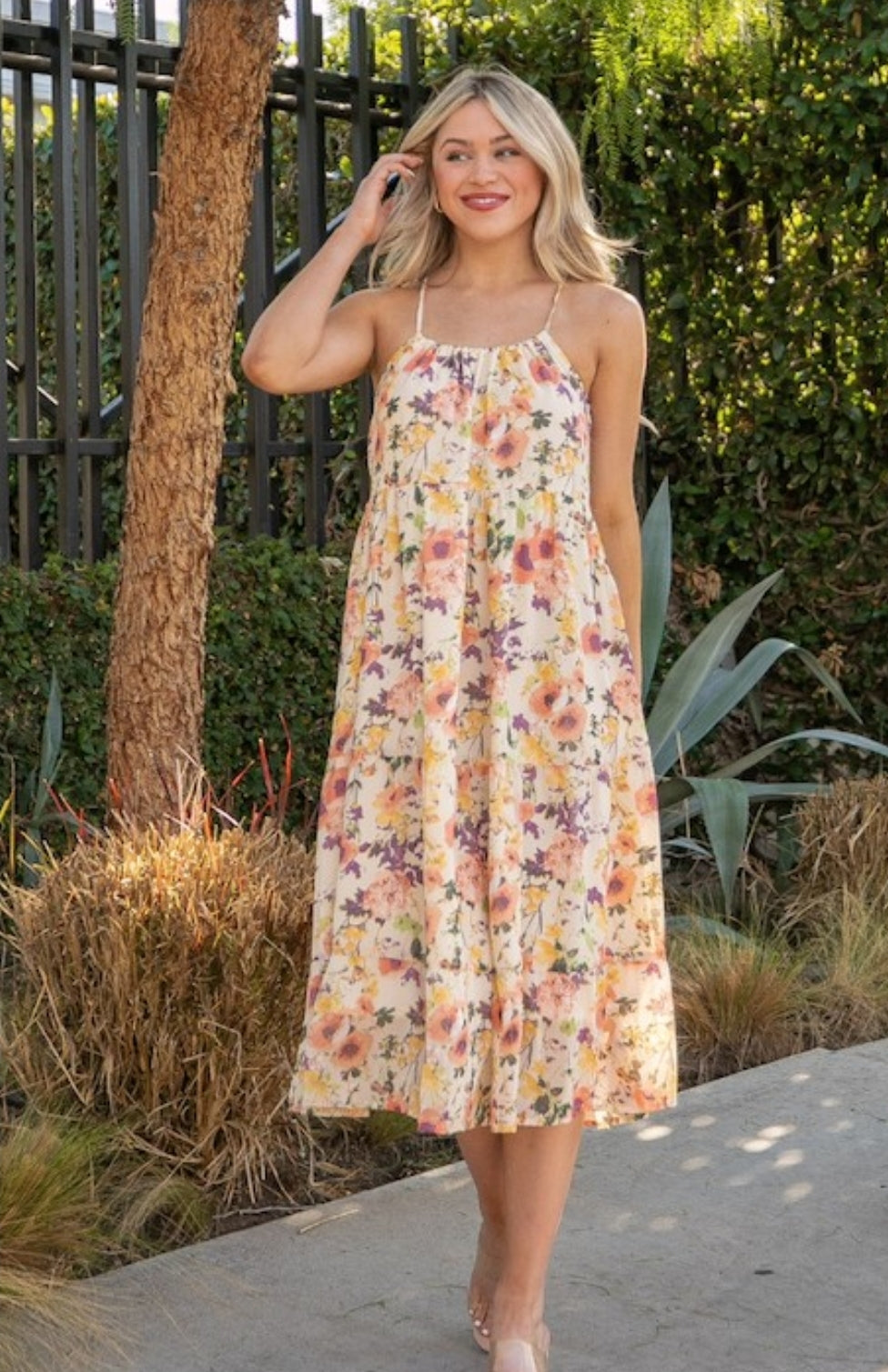 Secret Garden Floral Dress * on sale