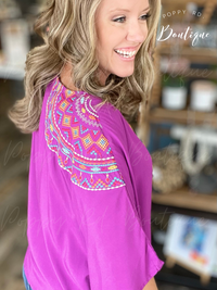 Sonora Sunrise emroidered blouse * on sale *