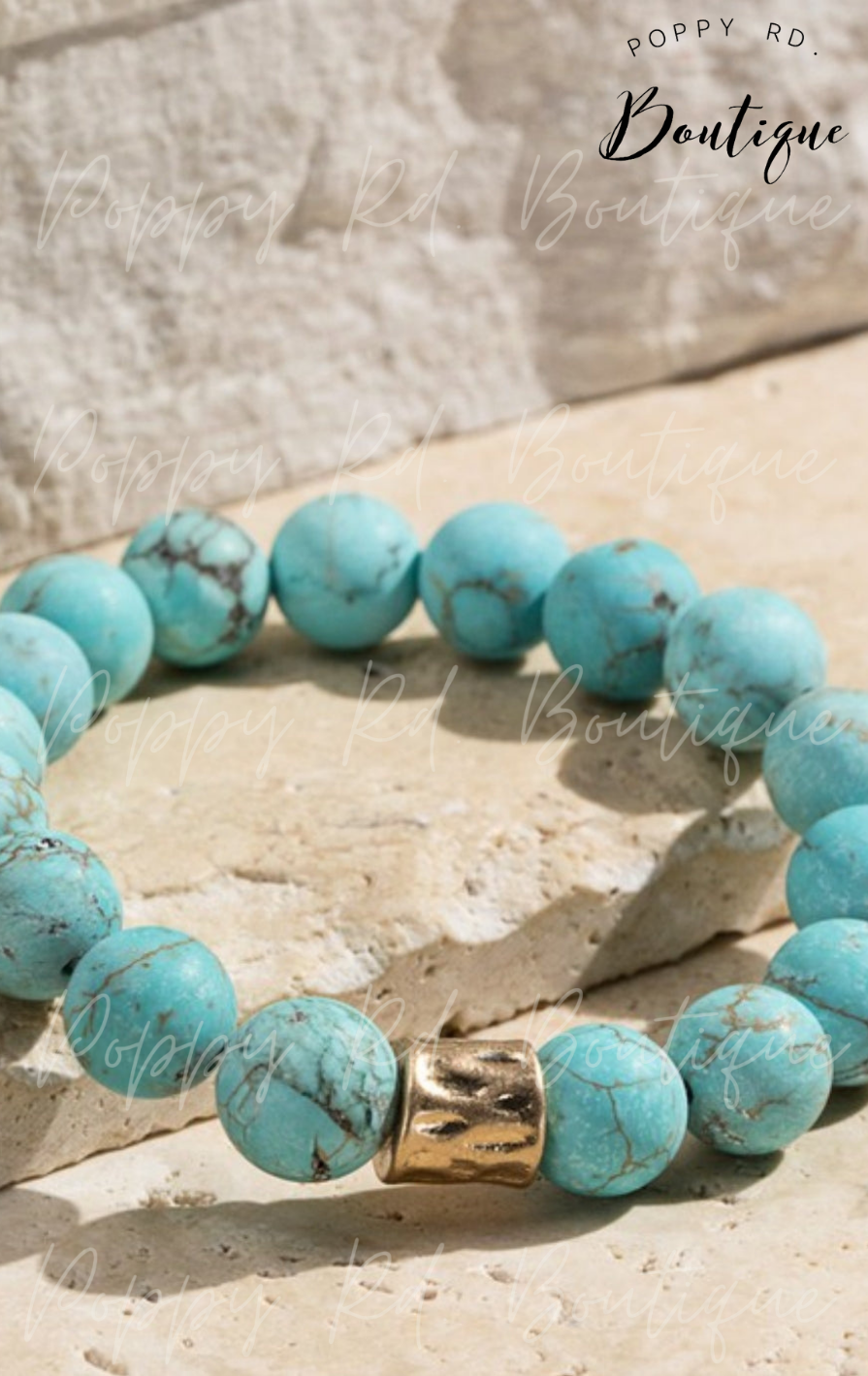 Turqouise Stone bead bracelet